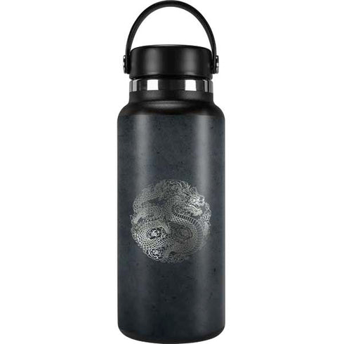 Chinese Black Dragon Hydro Flask 32oz Wide Mouth Skin